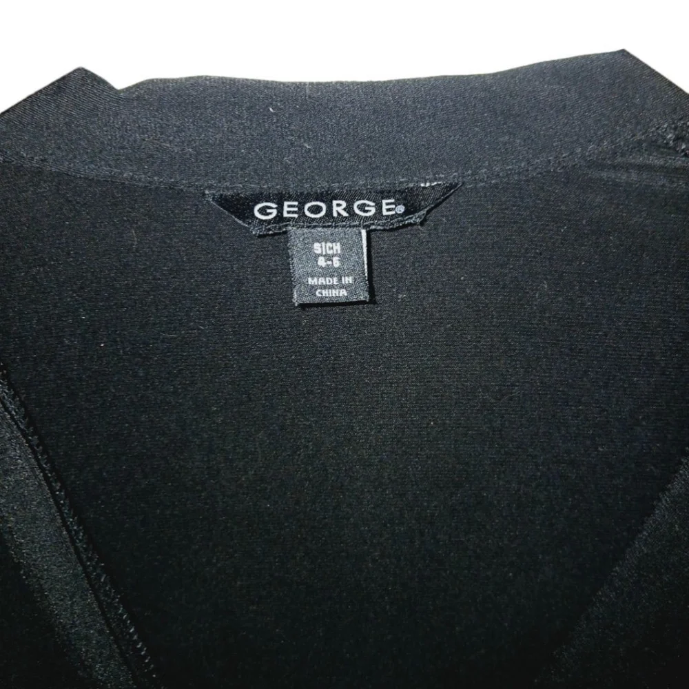 Women's George Dress - Black - Size 6-8 - Picture 3 of 4